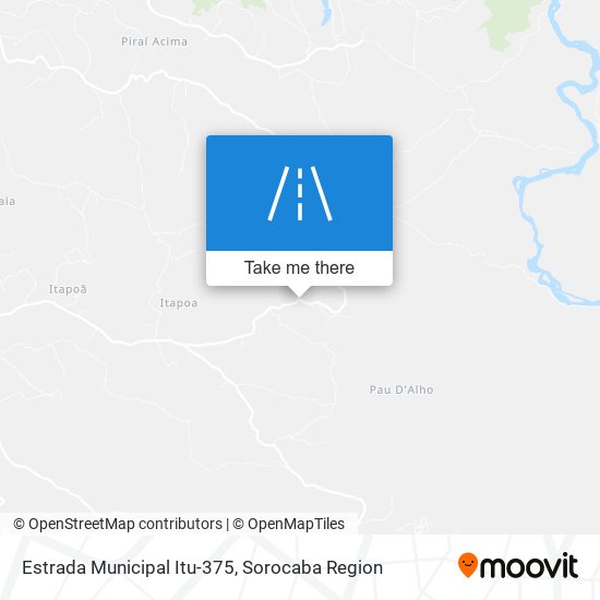 Estrada Municipal Itu-375 map