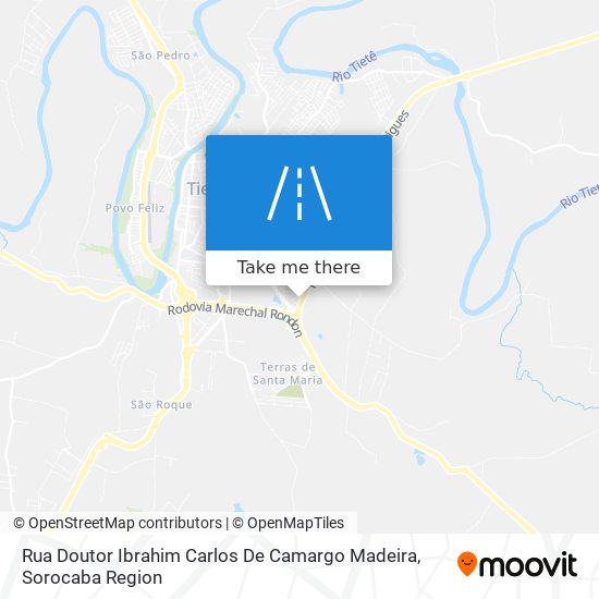 Rua Doutor Ibrahim Carlos De Camargo Madeira map