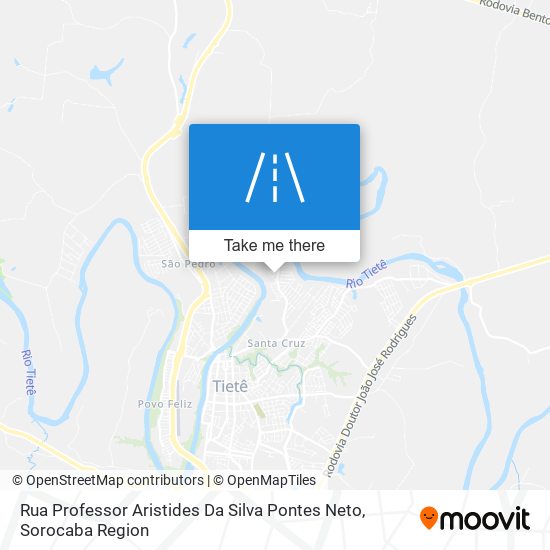 Mapa Rua Professor Aristides Da Silva Pontes Neto