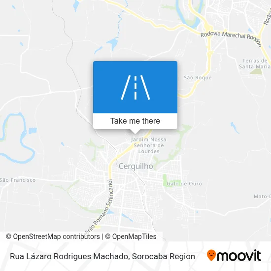 Rua Lázaro Rodrigues Machado map