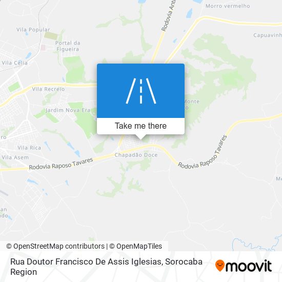 Mapa Rua Doutor Francisco De Assis Iglesias