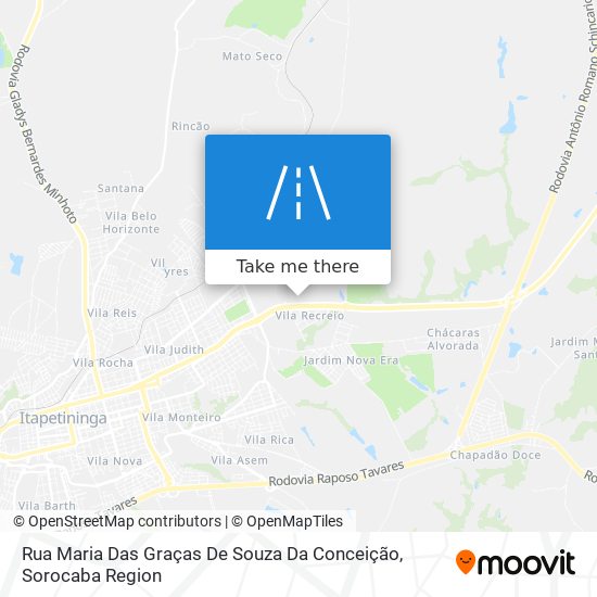 Mapa Rua Maria Das Graças De Souza Da Conceição