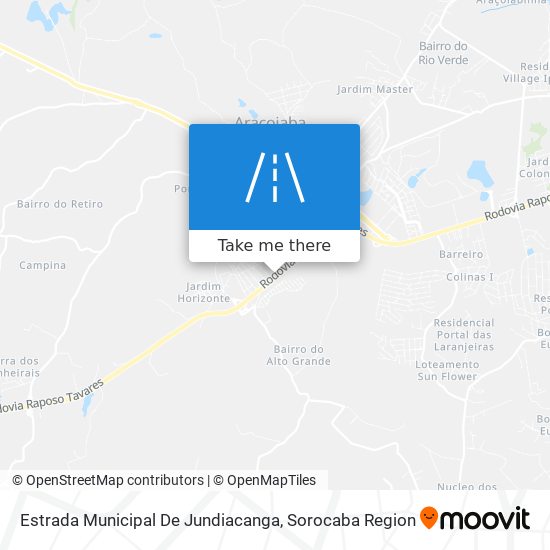 Estrada Municipal De Jundiacanga map