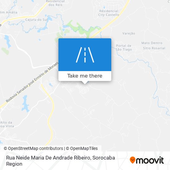 Mapa Rua Neide Maria De Andrade Ribeiro