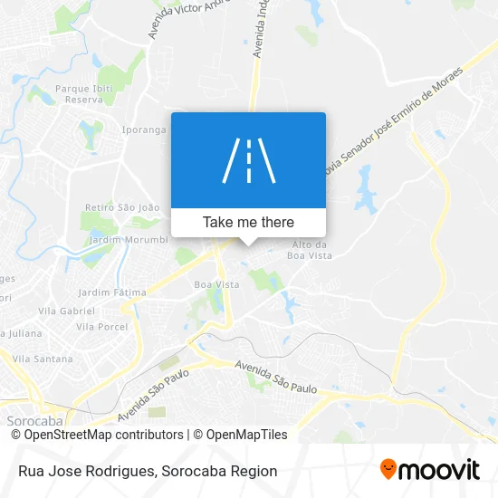 Rua Jose Rodrigues map