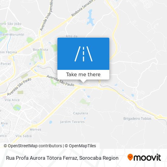 Rua Profa Aurora Tótora Ferraz map