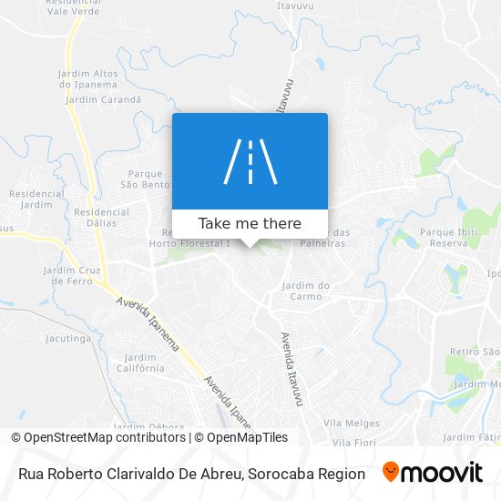 Rua Roberto Clarivaldo De Abreu map