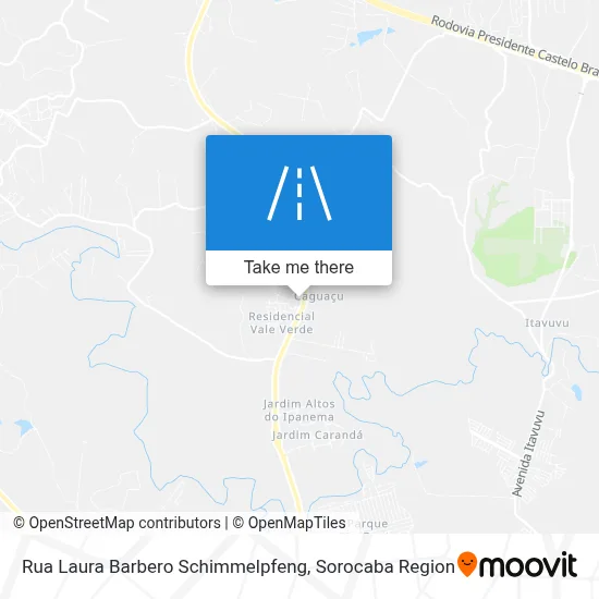 Rua Laura Barbero Schimmelpfeng map