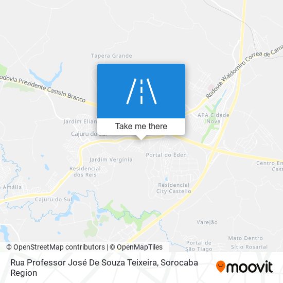 Rua Professor José De Souza Teixeira map