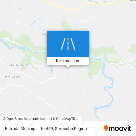 Estrada Municipal Itu-459 map