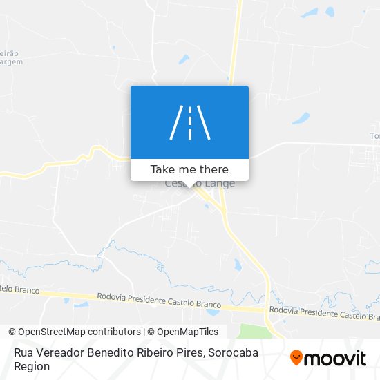 Rua Vereador Benedito Ribeiro Pires map