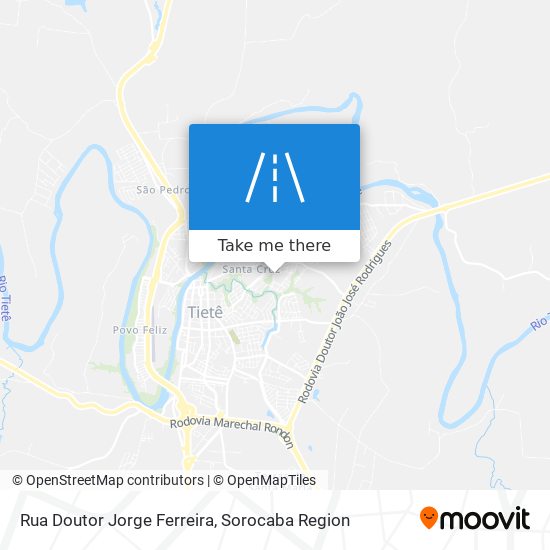 Mapa Rua Doutor Jorge Ferreira