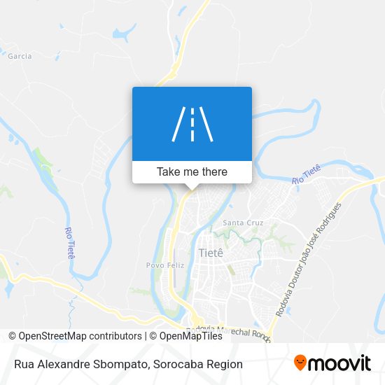 Rua Alexandre Sbompato map