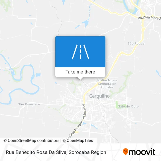 Rua Benedito Rosa Da Silva map