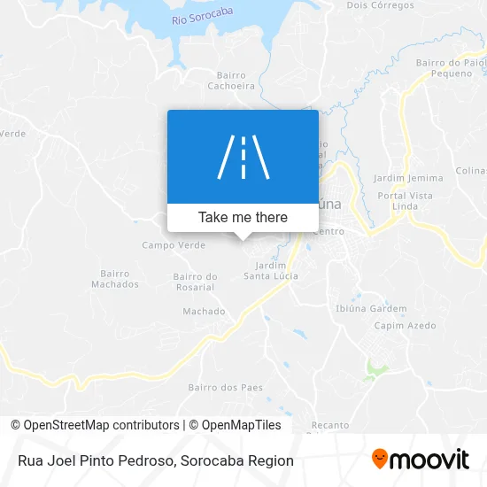 Rua Joel Pinto Pedroso map