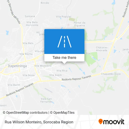 Rua Wilson Monteiro map