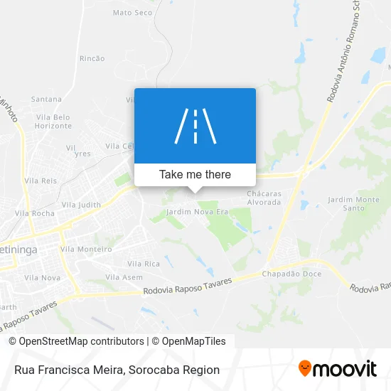 Rua Francisca Meira map