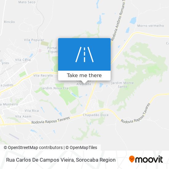 Mapa Rua Carlos De Campos Vieira