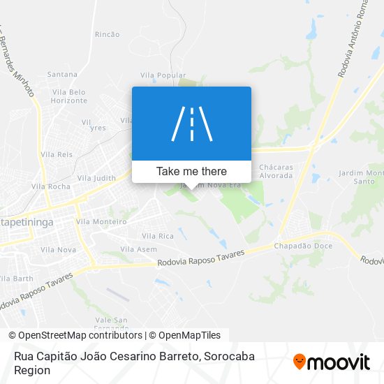 Rua Capitão João Cesarino Barreto map