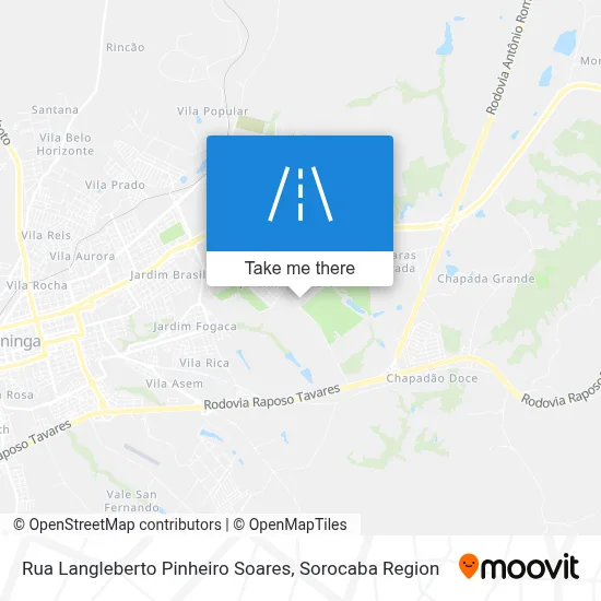 Rua Langleberto Pinheiro Soares map