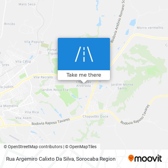 Rua Argemiro Calixto Da Silva map