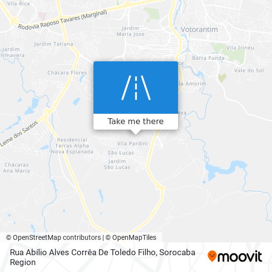 Rua Abílio Alves Corrêa De Toledo Filho map