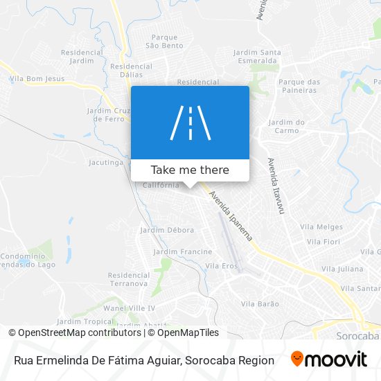 Mapa Rua Ermelinda De Fátima Aguiar