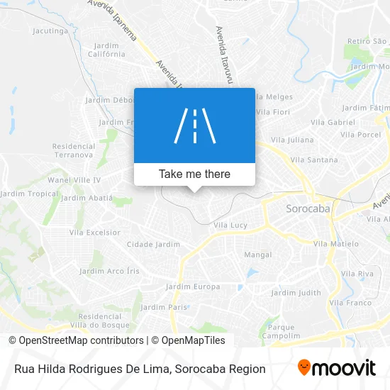 Rua Hilda Rodrigues De Lima map