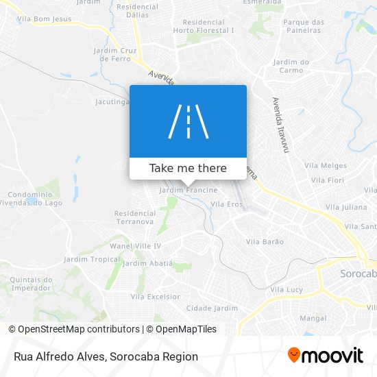 Rua Alfredo Alves map