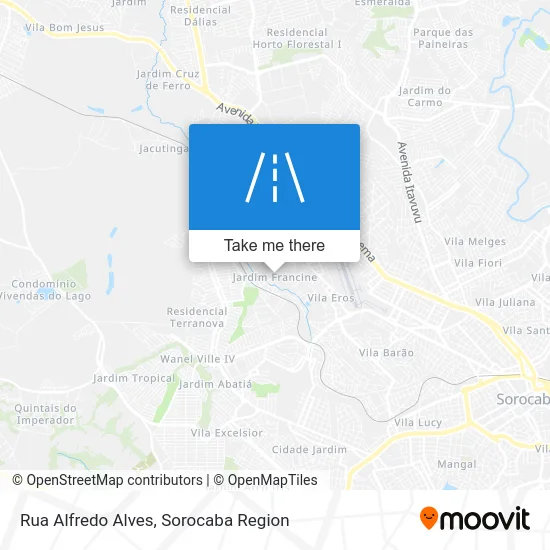 Rua Alfredo Alves map