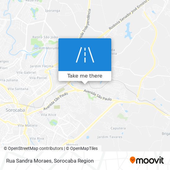 Rua Sandra Moraes map