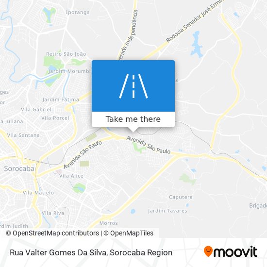 Rua Valter Gomes Da Silva map