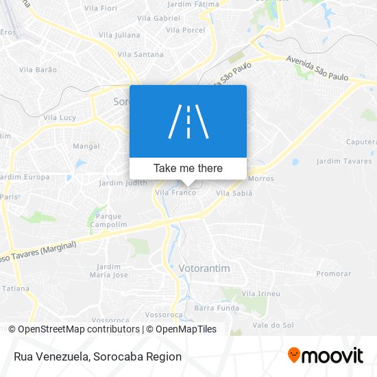 Mapa Rua Venezuela