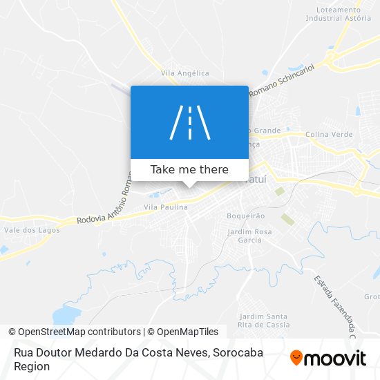 Rua Doutor Medardo Da Costa Neves map