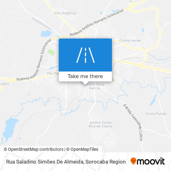 Rua Saladino Simões De Almeida map