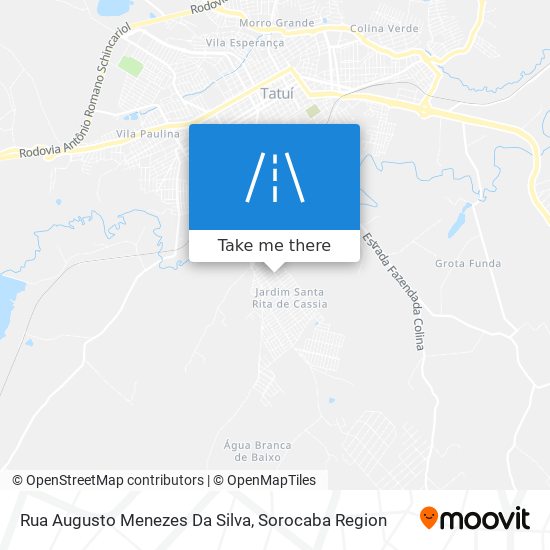 Mapa Rua Augusto Menezes Da Silva