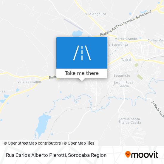 Mapa Rua Carlos Alberto Pierotti