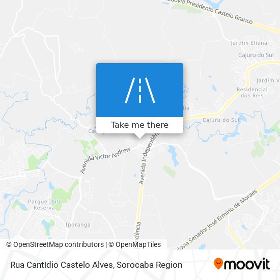 Rua Cantídio Castelo Alves map