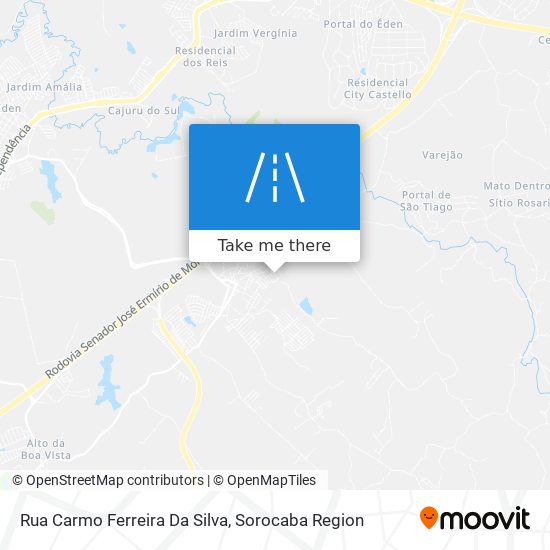 Mapa Rua Carmo Ferreira Da Silva