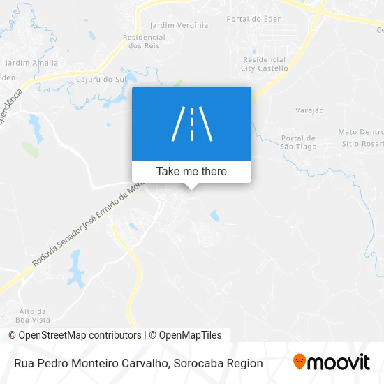 Rua Pedro Monteiro Carvalho map