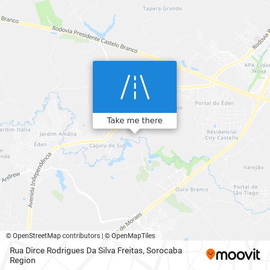 Rua Dirce Rodrigues Da Silva Freitas map