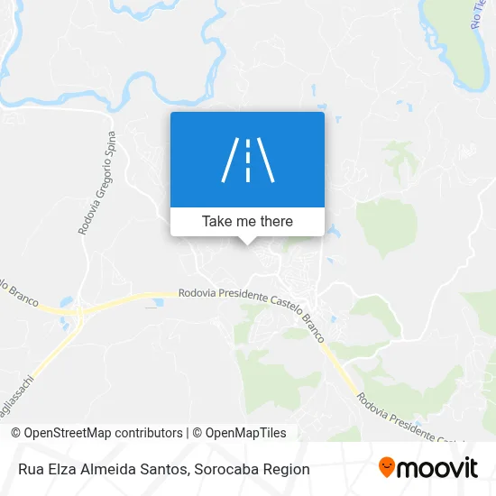 Rua Elza Almeida Santos map