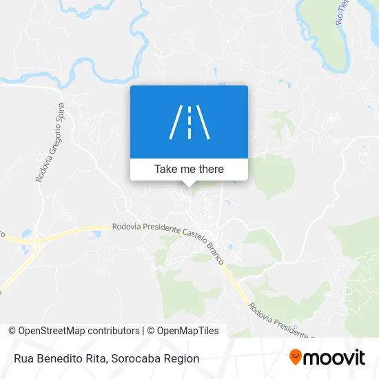Rua Benedito Rita map