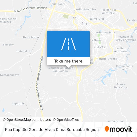 Rua Capitão Geraldo Alves Diniz map