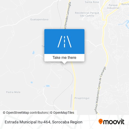 Estrada Municipal Itu-464 map