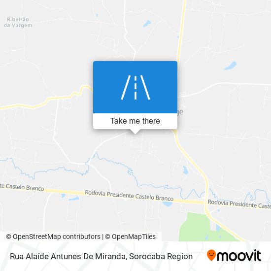 Mapa Rua Alaíde Antunes De Miranda