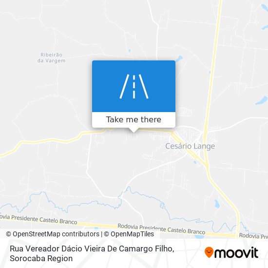 Rua Vereador Dácio Vieira De Camargo Filho map