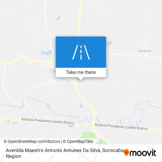 Avenida Maestro Antonio Antunes Da Silva map