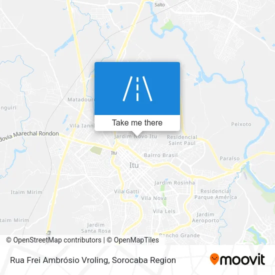 Rua Frei Ambrósio Vroling map