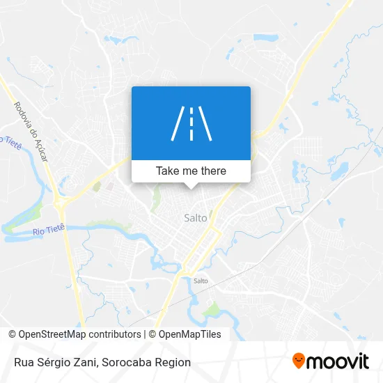 Rua Sérgio Zani map